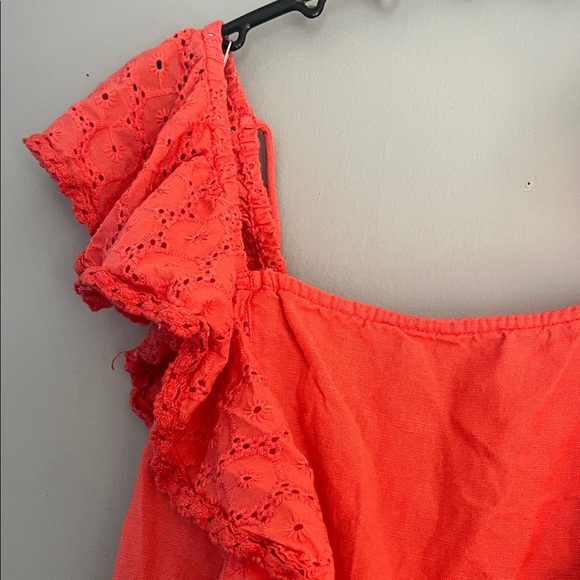 Sofia by Sofia Vergara Coral Ruffled Tank Top Size Medium - Picture 5 of 6